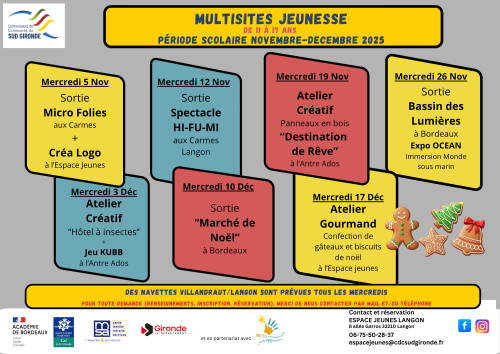 Programme PERIODE SCOLAIRE Nov déc 2025 JEUNESSE.png Programme PERIODE SCOLAIRE Nov déc 2025 JEUNESSE.png